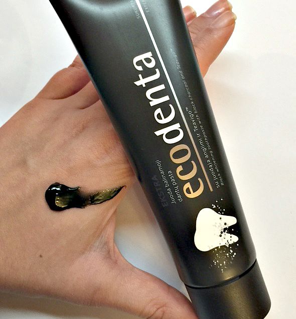black toothpaste
